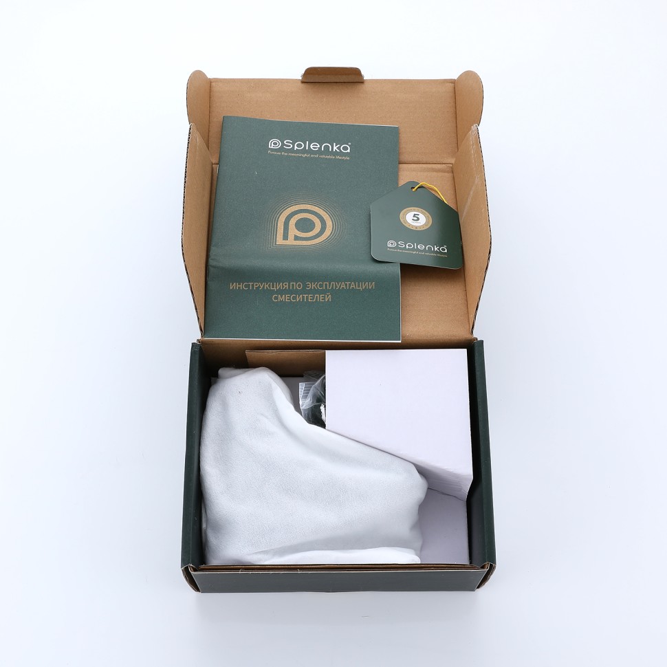 Смеситель Splenka для умывальника S01.10.09 Графит