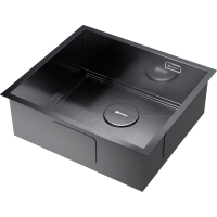 Кухонная мойка Omoikiri Kasen 49-16-INT-GM нерж. сталь/вороненая сталь