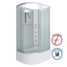 Душевая кабина Niagara Classic NG-2310-14RBKG (120х80х200) высокий поддон(40см),стекло матовое,4 места