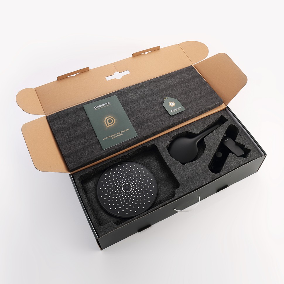 Душевая система Splenka для ванны и душа S53.24.06 Черный