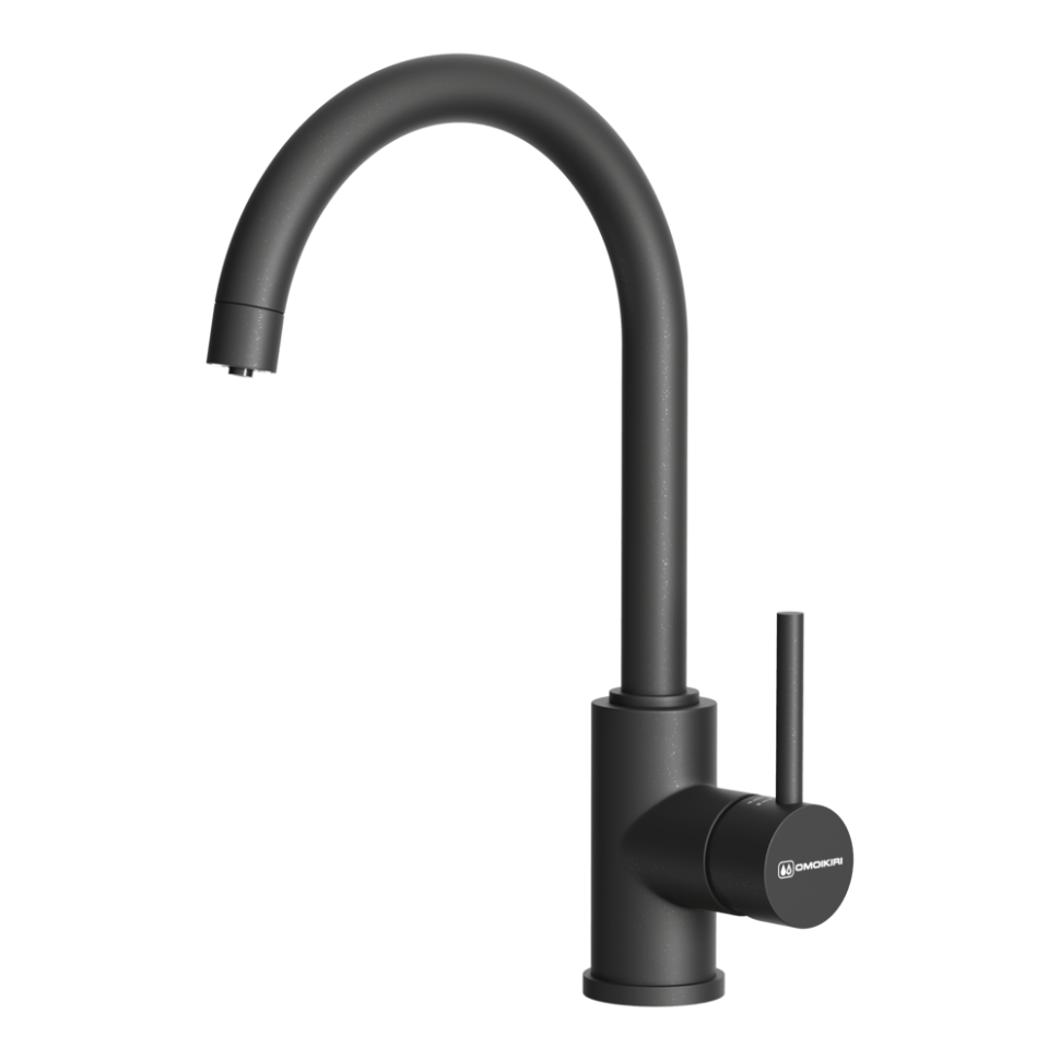 Смеситель для кухни Omoikiri Shinagawa 2 Plus-BL латунь/черный
