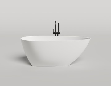 Ванна отдельностоящая PAOLA 160x80 покраска по RAL полностью S-Stone Матовое