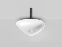 Раковина накладная GLORIA 06 покраска по RAL полностью 560х390х165 S-Sense Глянцевое