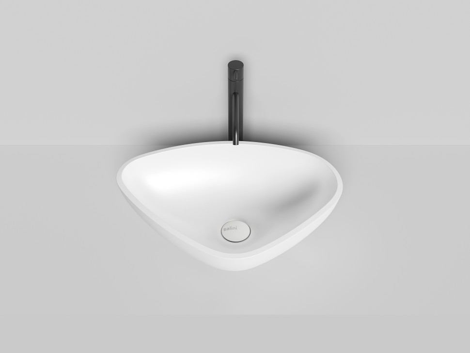 Раковина накладная GLORIA 06 покраска по RAL полностью 560х390х165 S-Sense Глянцевое