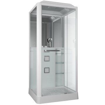 Душевая кабина Grossman Alba GR126 (90x100x225) дверь распашная,3 места