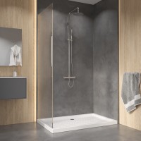 Поддон для душа прямоугольный керамический RGW CR (Глубина 35) (700x1200)