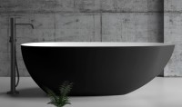 Акриловая ванна ABBER AB9211MB черная матовая