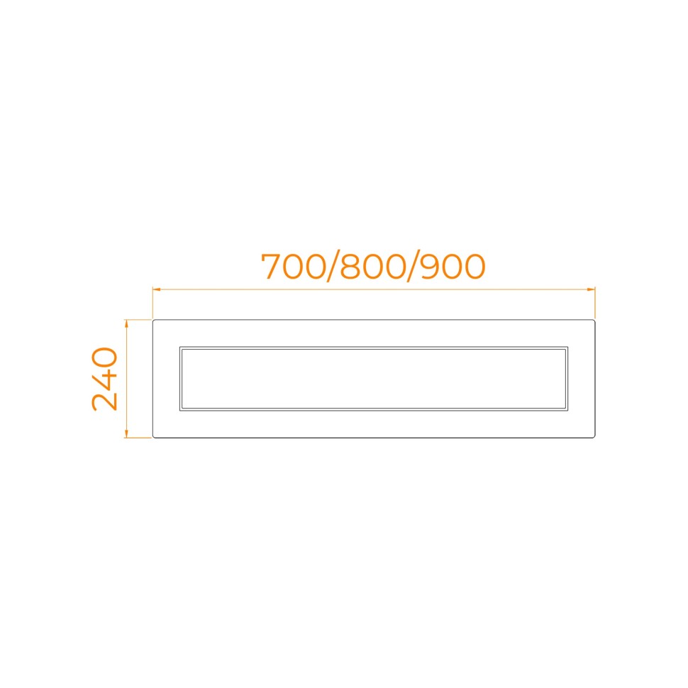 Экран для душевого поддона RGW NB/CL-S боковой (800)