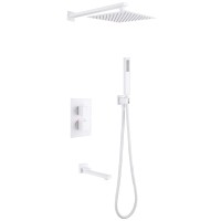 ΠΡΡΠ΅Π²Π°Ρ ΡΠΈΡΡΠ΅ΠΌΠ° ABBER Daheim AF8250W ΡΠΊΡΡΡΠΎΠ³ΠΎ ΠΌΠΎΠ½ΡΠ°ΠΆΠ° Ρ ΠΈΠ·Π»ΠΈΠ²ΠΎΠΌ, ΡΠ΅ΡΠΌΠΎΡΡΠ°Ρ, Π±Π΅Π»Π°Ρ ΠΌΠ°ΡΠΎΠ²Π°Ρ