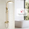 Душевая система Raglo для ванны и душа золотой сатин
