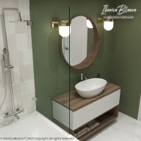 Шторка для ванны IBERICA BLANCA Mod.405 неподвижная прозрачное стекло/хром 70х140см (IB405.SC.140.70)