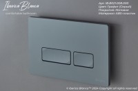 Кнопка смыва IBERICA BLANCA ESTI-R ABS-пластик, серый матовый (IB.B021.008.000)