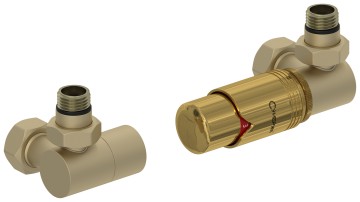 Автоматический терморегулятор 3D правый (G 1/2" НР х G 3/4" НГ)