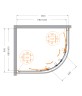 Душевой уголок CEZARES RELAX-304-RH-2-120/90-C-BORO