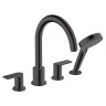 Смеситель Hansgrohe Vernis Shape на борт ванны 71459670 черный
