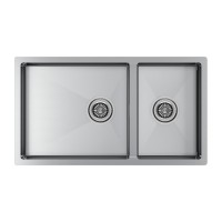 Мойка нерж. сталь GERBERG 78/2S UNI, PM227844-BS, брашированная нерж.сталь, 780х440мм, Paulmark