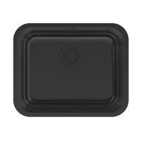 Мойка VELLO 53 UNI, нерж. сталь, VE53-MBN, матовый черный NANO-PVD, 533х433мм, Paulmark