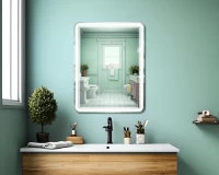 Зеркало LED OTTIMO Malta New 700х800 c сенсорным выключателем и диммером