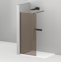 Порожек с заглушками CEZARES LIBERTA-SW-200-NERO/LIBERTA-CVR-NERO