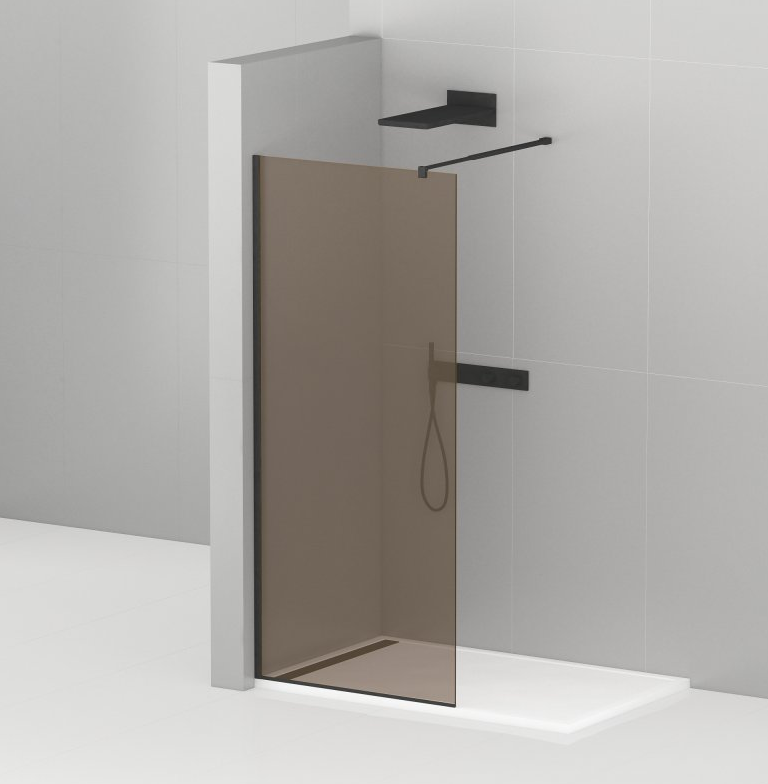 Порожек с заглушками CEZARES LIBERTA-SW-200-NERO/LIBERTA-CVR-NERO