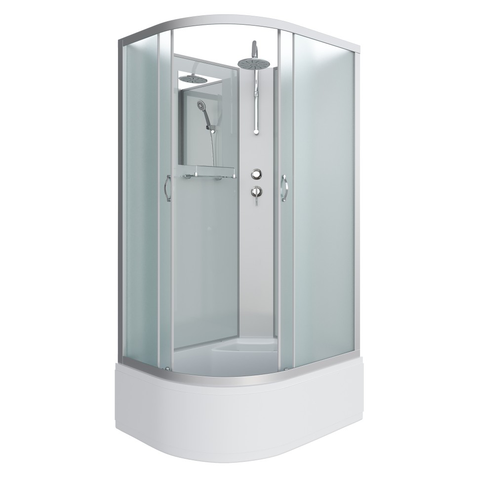 Душевая кабина Niagara Classic NG-2310-14RBKT (120х80х210) высокий поддон(40см),стекло матовое,4 места