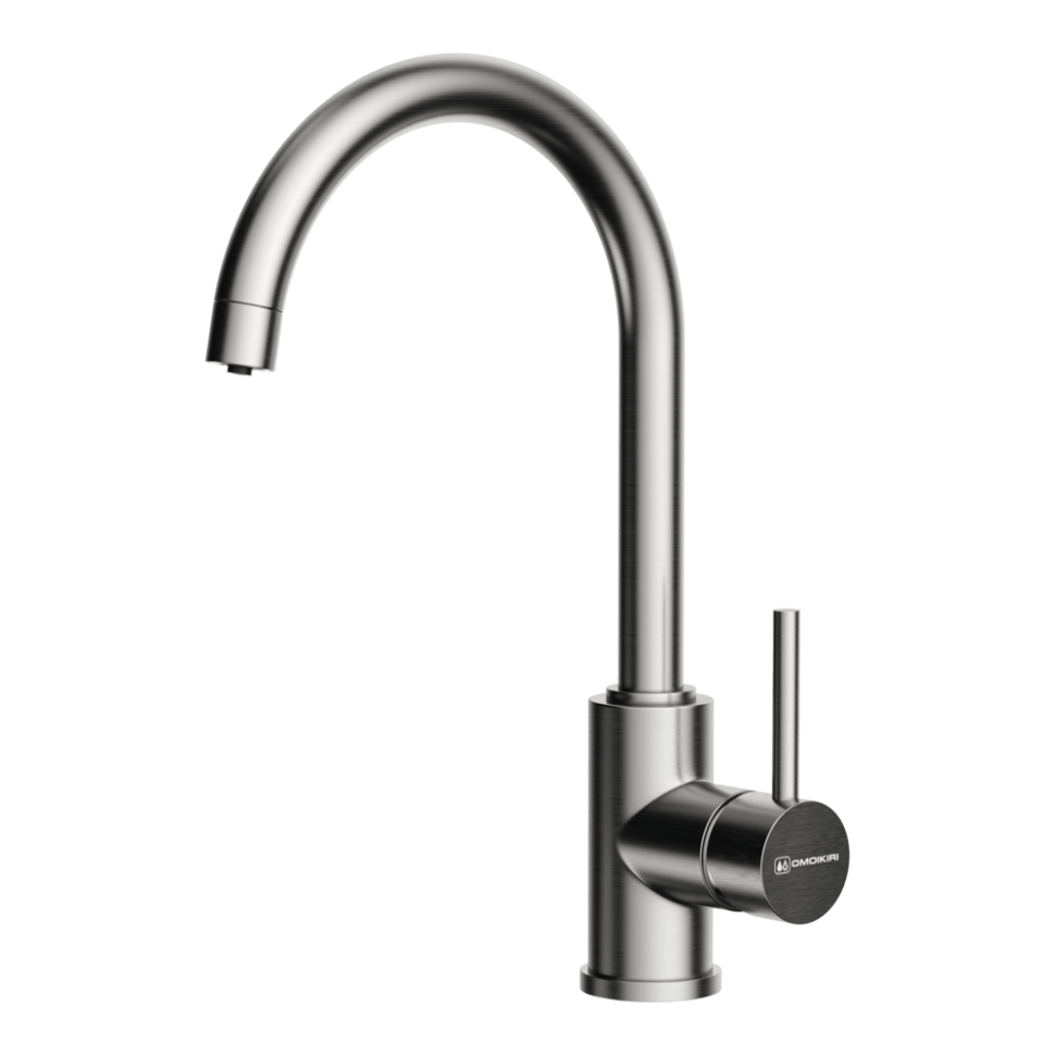 Смеситель для кухни Omoikiri Shinagawa 2 Plus-BN латунь/нержавеющая сталь