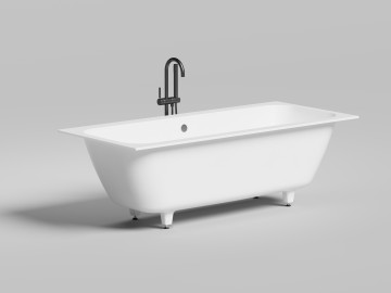 Ванна встраиваемая ORLANDA AXIS 180x80 S-Sense Глянцевое