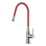 Смеситель для кухни Omoikiri Yatomi-BN-R латунь/нержавеющая сталь/красный