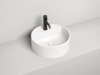 Раковина накладная ARMONIA TOP 02 покраска по RAL полностью 450х450х160 S-Stone Матовое