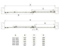 Душевая дверь Veconi Vianno VN-70B, 1300x1950, черный, стекло прозрачное