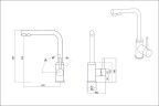 Смеситель EMAR ЕСВ 7015 ЕСВ 7015 Black