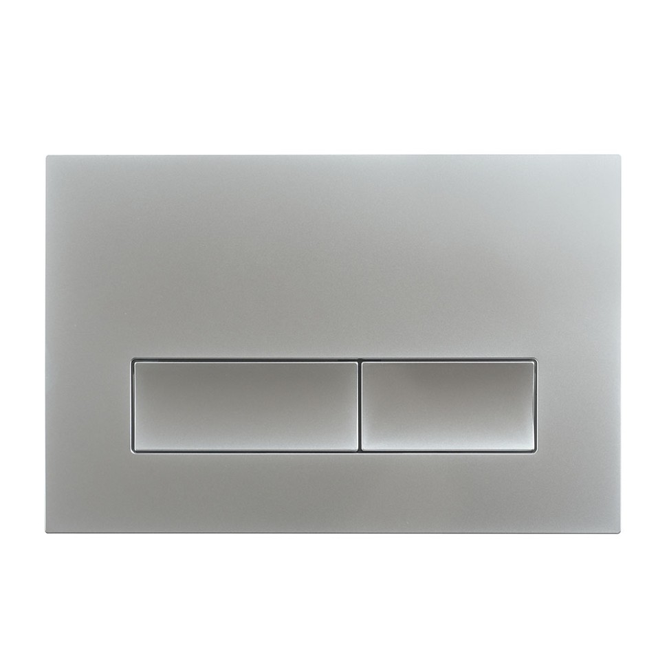 Кнопка смыва Veconi FLUSH V1, FLV1-CM, 240х162х9, пластик, матовый