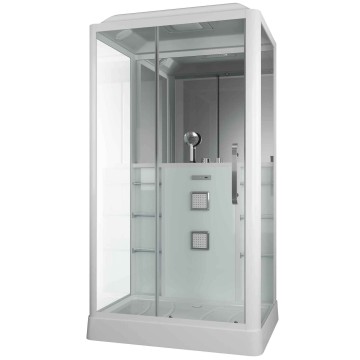 Душевая кабина Grossman Alba GR127L (90x120x225) дверь раздвижная,3 места