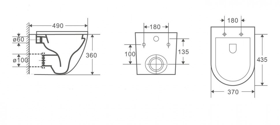 Унитаз подвесной 2197 MW