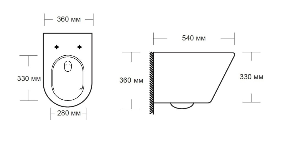 Унитаз подвесной MILLEAU NESS-AS MYL040ASGW с микролифтом (белый глянец) / Tornado