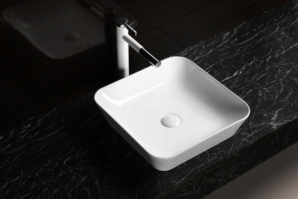 Раковина накладная MILLEAU Miel MU0021A-GW (белый глянец)