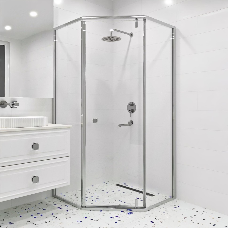 Душевой уголок RGW HO-088 (Прозрачное, 1000x1000)