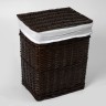 Изар (Isar) WB-130-M Плетеная корзина для белья с крышкой