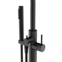 Смеситель для ванны напольный SANCOS Etna, черный матовый, арт. SC9009MB