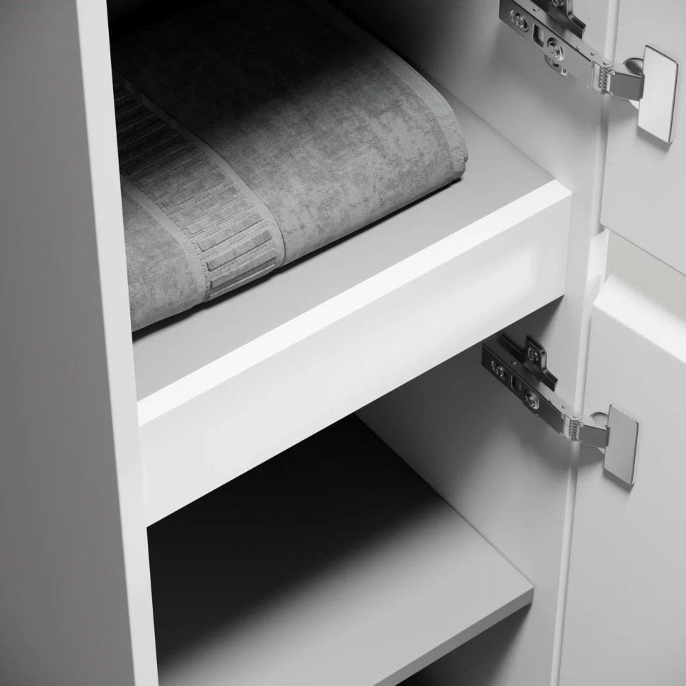 Шкаф-пенал SANCOS Libra Floor напольный, белый глянец, 350х300х1870 мм, арт. PLB35FW