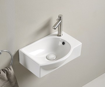 Раковина Gid N9276L 61130L подвесная белая 40.5x28x14