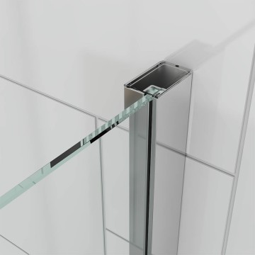 Душевой угол Veconi Ottimo P20SP CH, 1100х700х1900 хром, стекло прозрачное