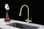 Смеситель для кухни Lange, бронза, La214212-BR, Paulmark
