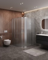 Душевой уголок CEZARES MOLVENO-R-22-100+30-P-Cr