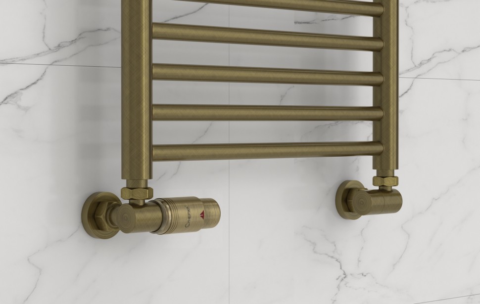 Автоматический терморегулятор 3D левый (G 1/2" НР х G 3/4" НГ)