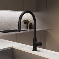 Смеситель для кухни City VKF-2C1MB, черный