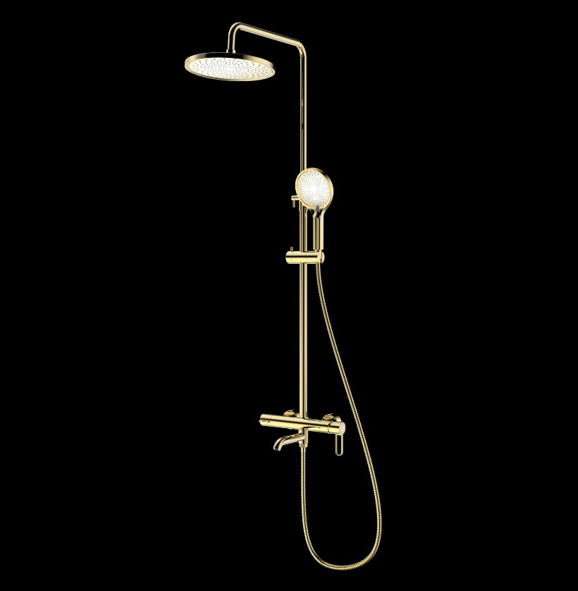 Душевая система Splenka для ванны и душа S03.24.23 Золото