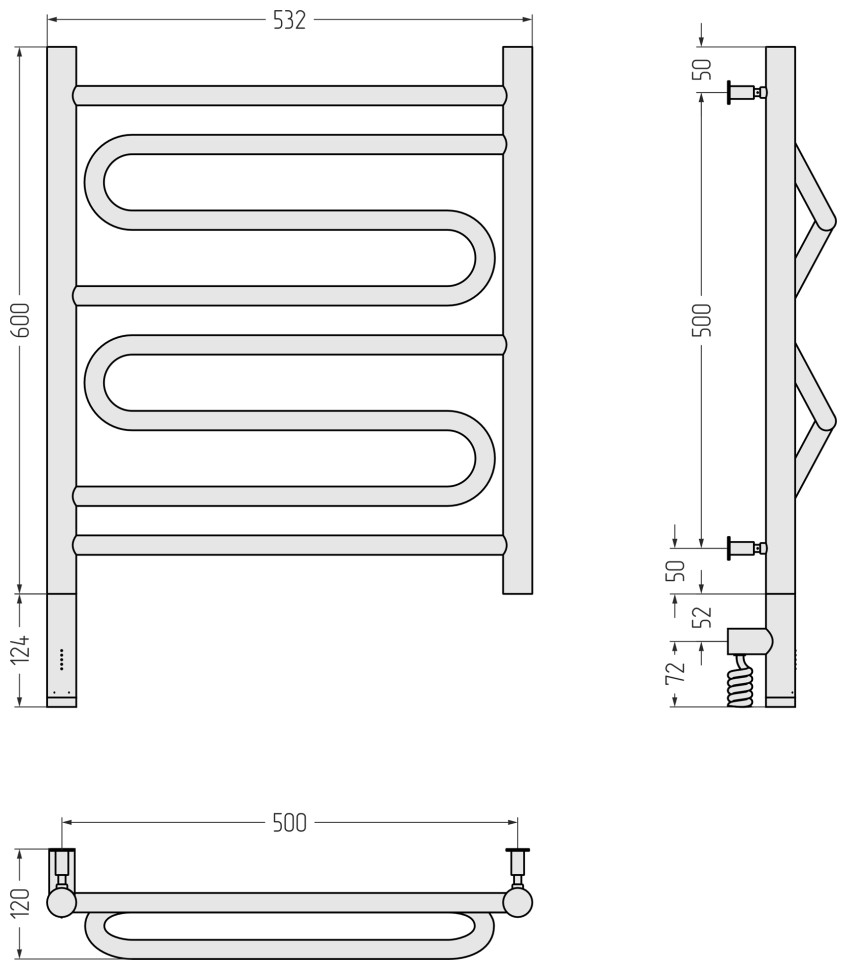 Элегия 3.0 600х500 МЭМ левый