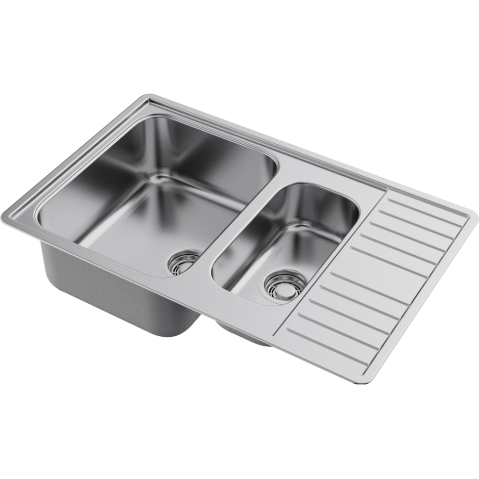 Кухонная мойка Omoikiri Sagami 79-2-IN нерж. сталь/нержавеющая сталь