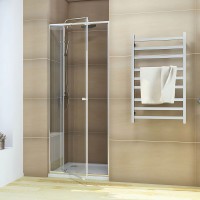 Душевая дверь Veconi Vianno VN-26, 900x1950, хром, стекло прозрачное